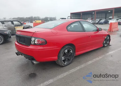 2005 Pontiac Gto z USA, uszkodzony, nr VIN 6G2VX12U05L456312